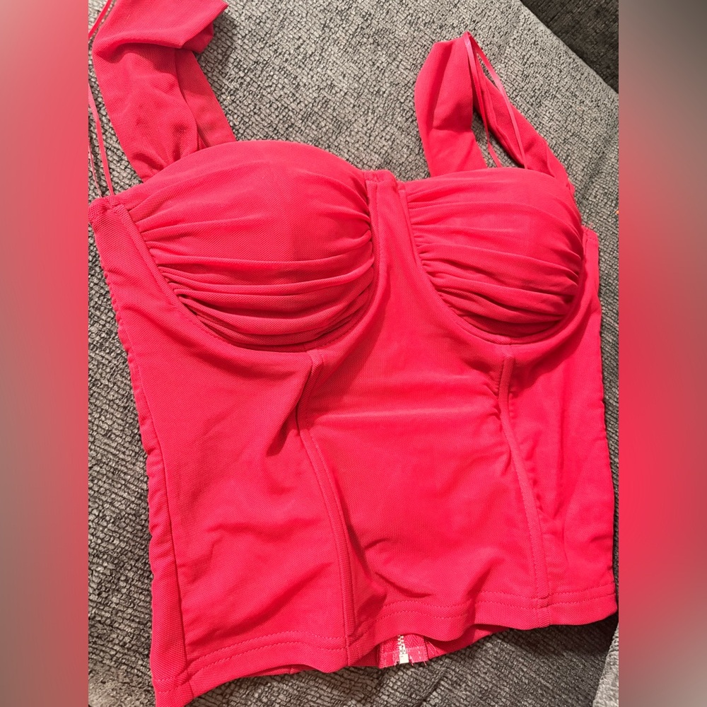Elegant Red Women's Top